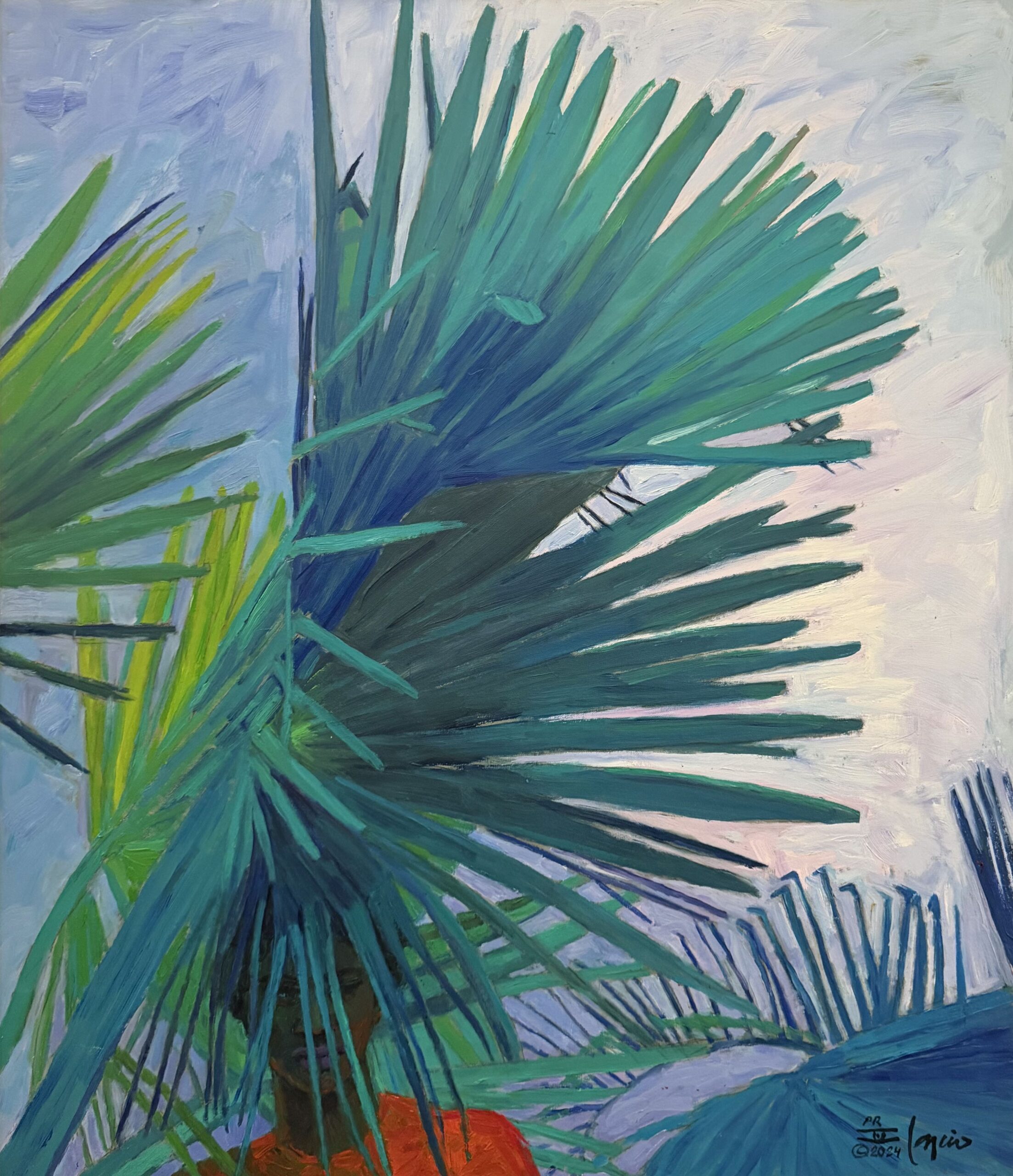 Bajo la sombra de la palmera by Carlos Cancio